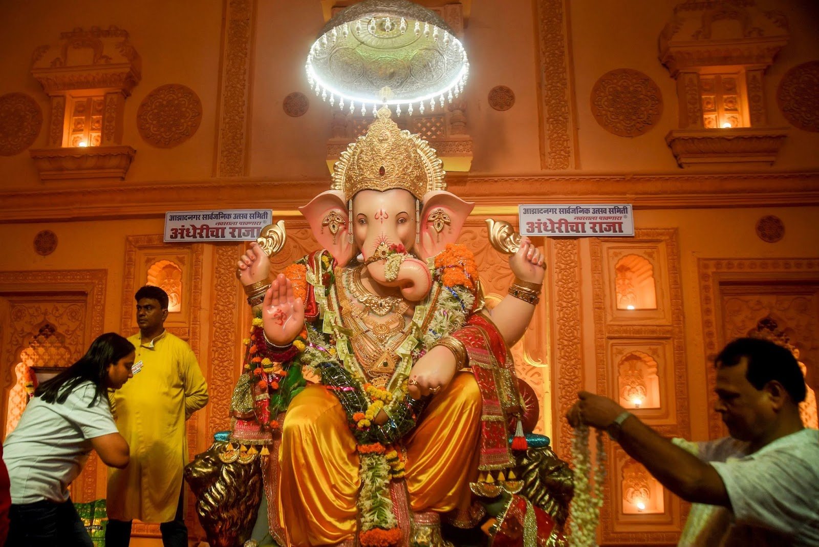 Andhericha Raja Ganpati idol in Andheri, Mumbai